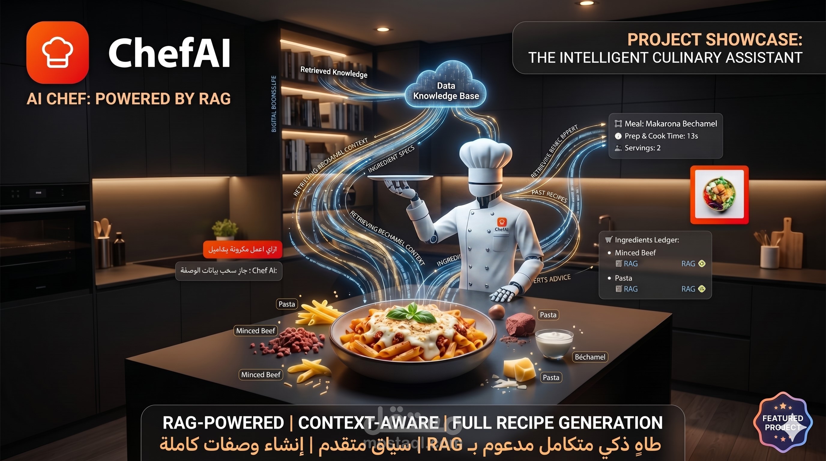 ChefAI | AI Chatbot - بناء مساعد ذكي بتقنية RAG