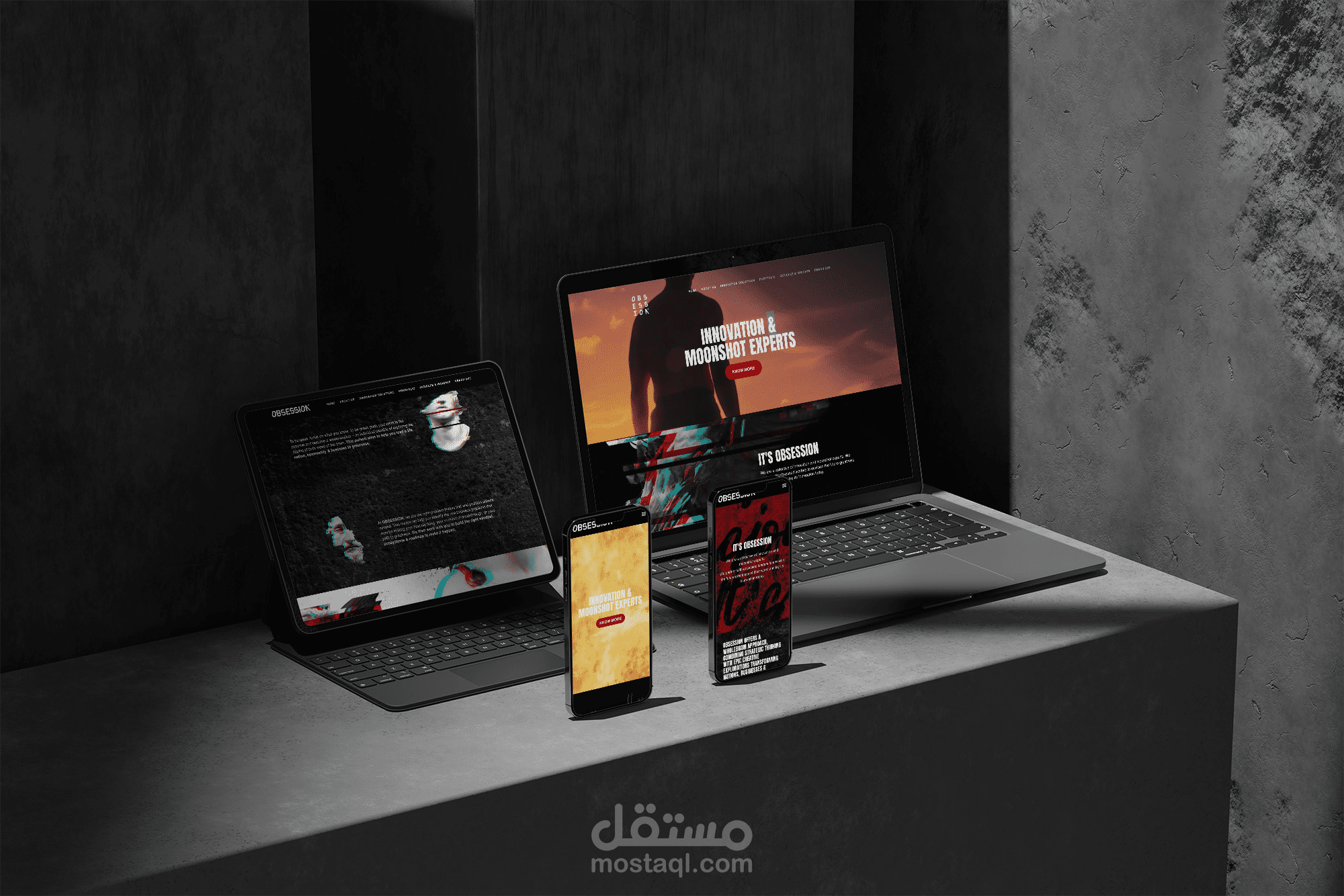 It’s Obsession – تطوير موقع احترافي مخصص انطلاقًا من تصميم Figma