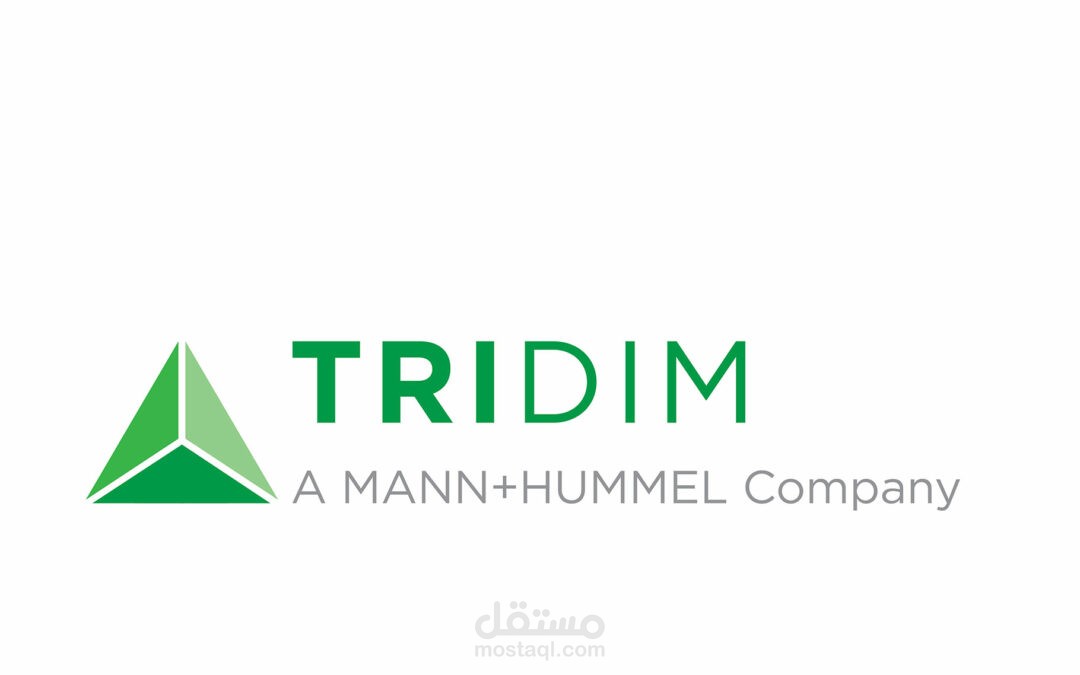 رسالة مسجلة باللغة الإنجليزية غير رسمية لشركة Tridim Industries