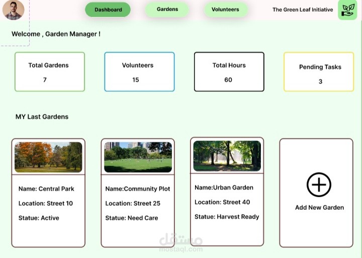 Green Leaf Initiative - UI/UX Prototype