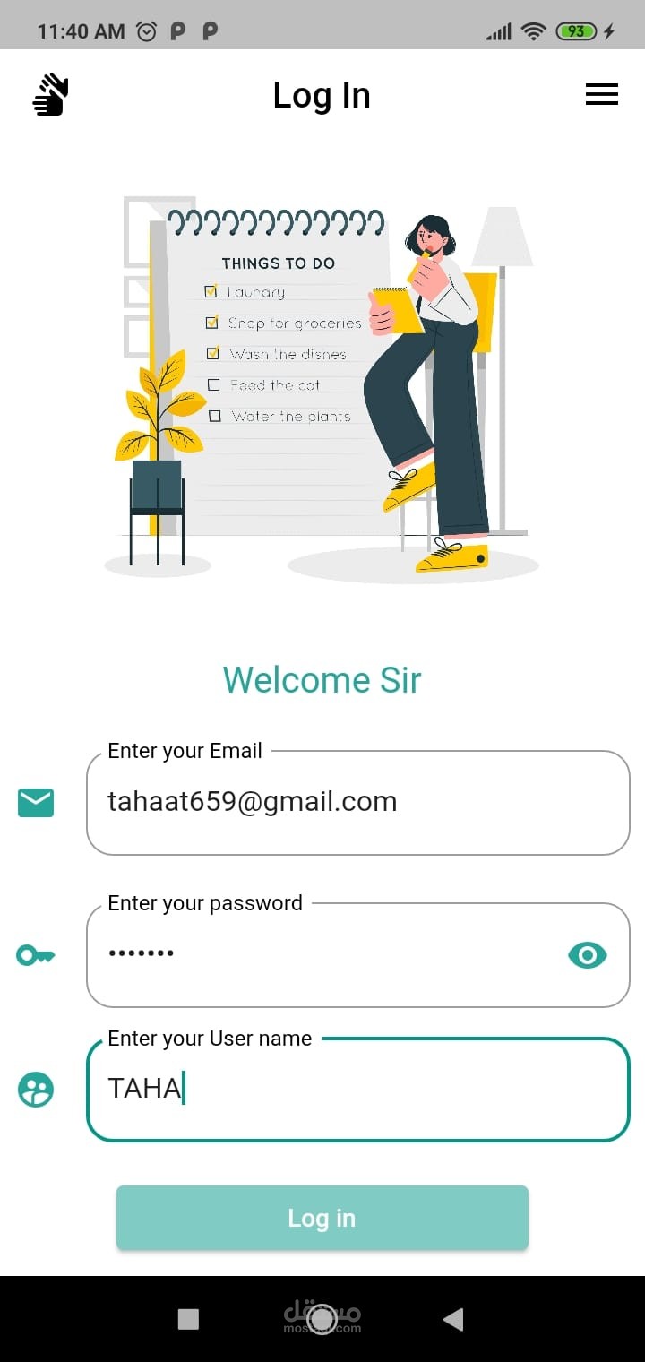 Flutter project