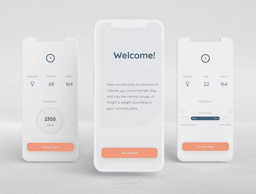 Calories & BMI Calculator App