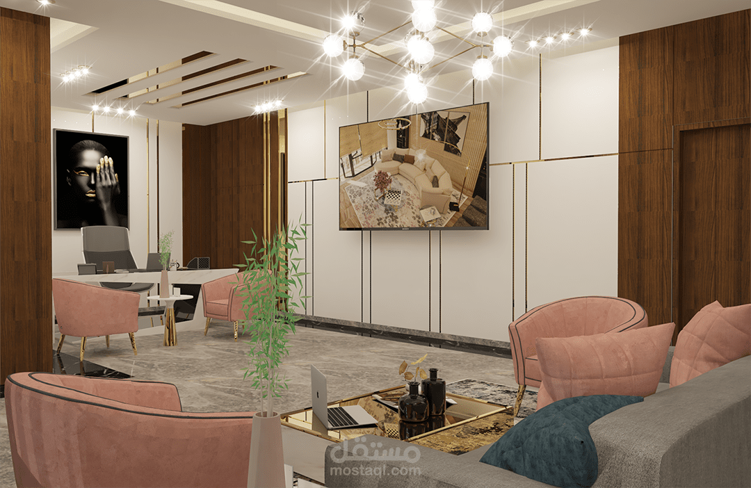 مكتب مدير مودرن