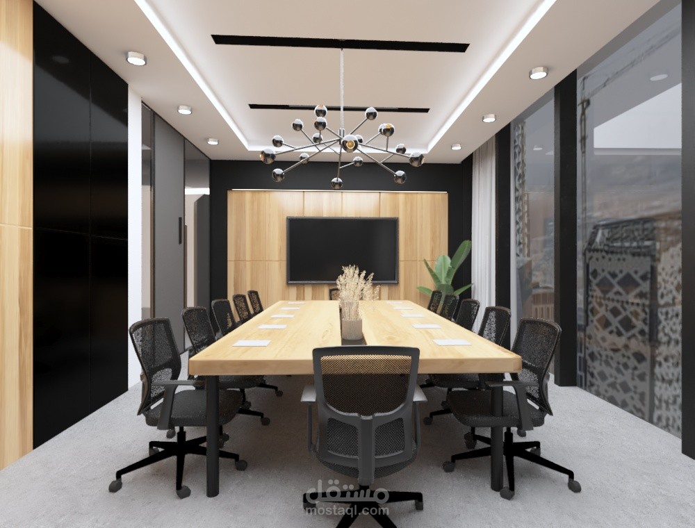 تصميم قاعة اجتماعات رئسية