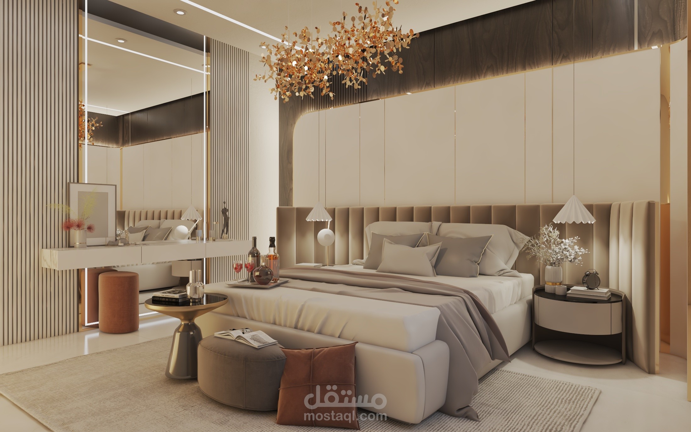 تصميم غرفة نوم ماستر