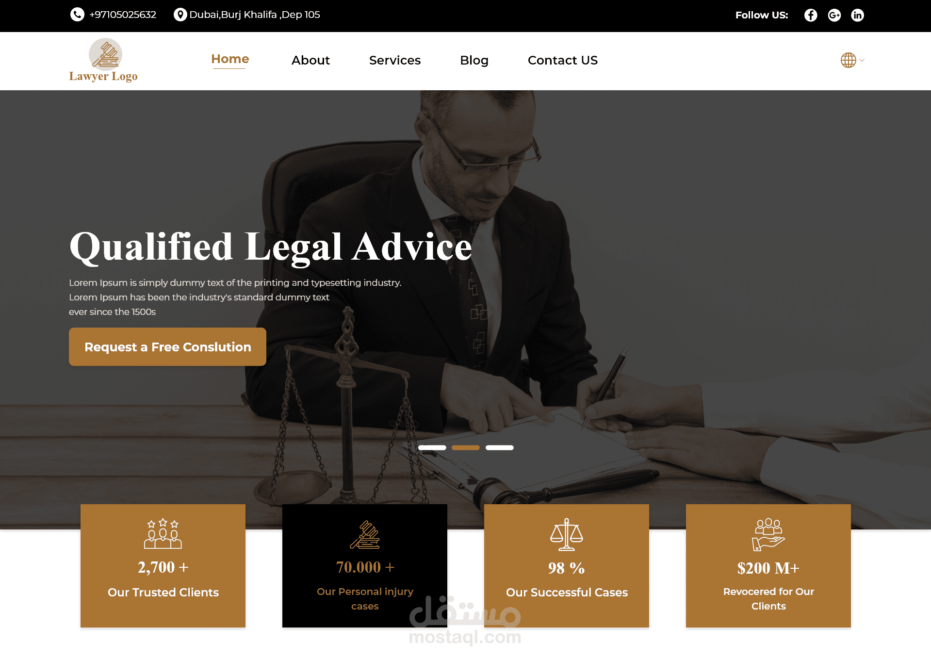 تصميم Landing page
