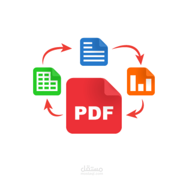 تحويل الصور والوورد إلى pdf والعكس/الكتابة