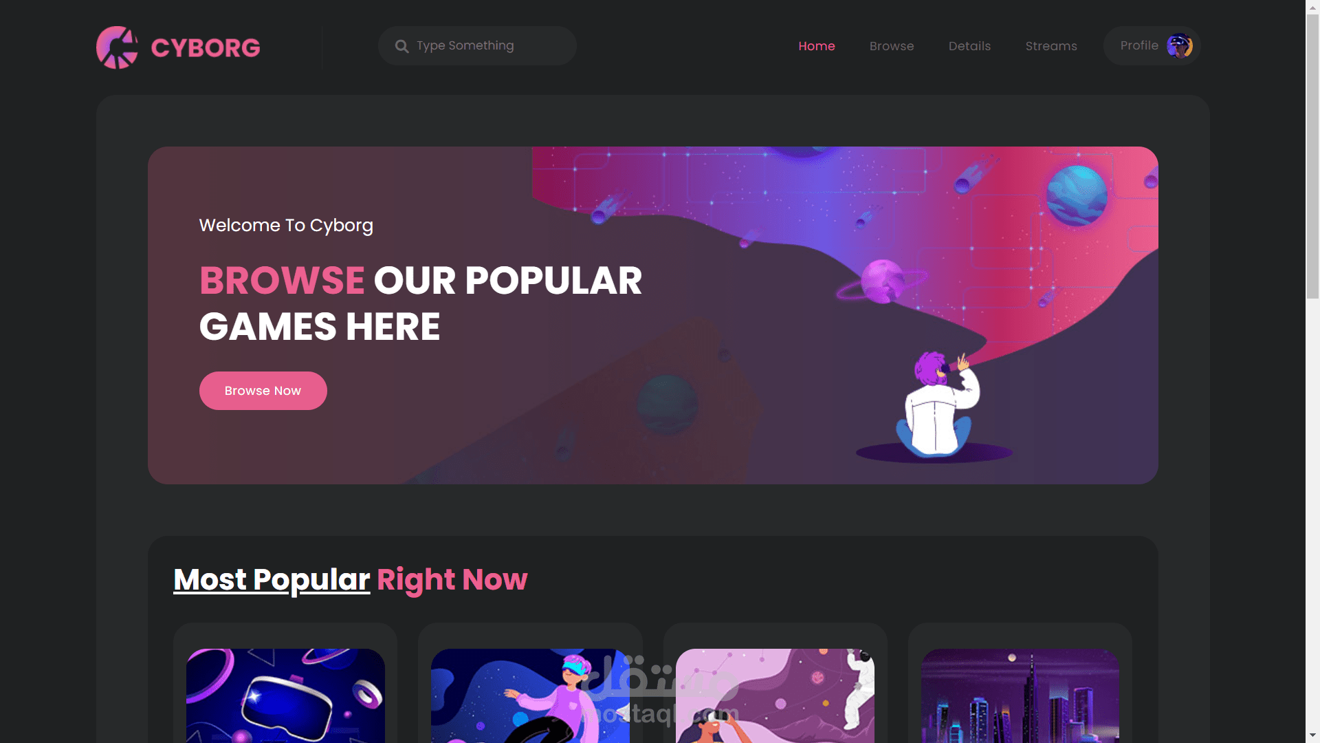 Gaming Website