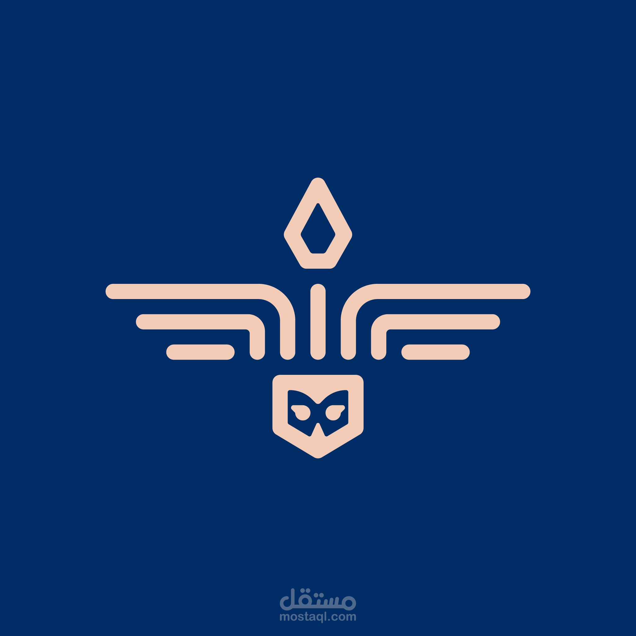 minimal logo design for an Educational site