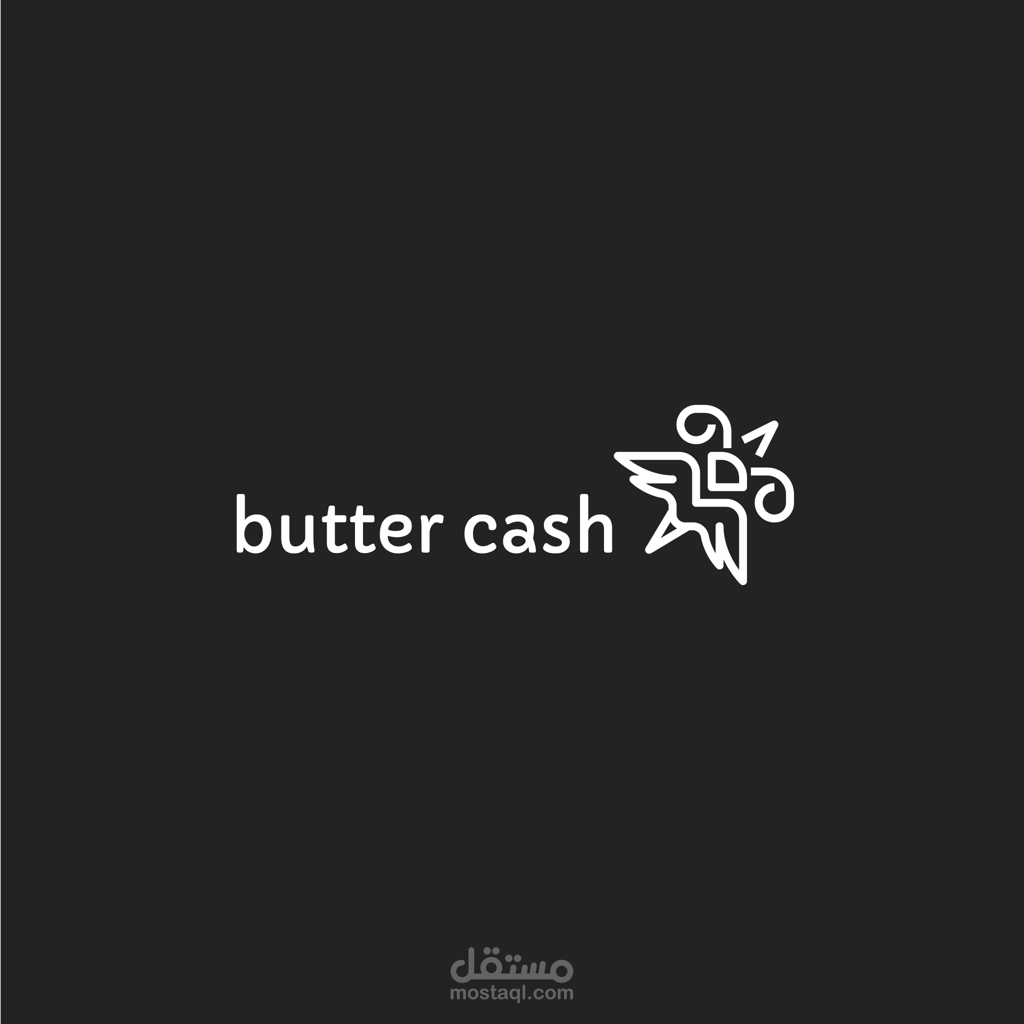Buttercash logo design , Cryptocurrency trading company