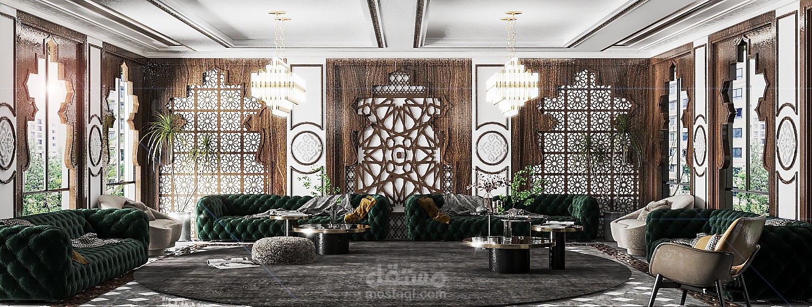 تصميم مجلس ضيافة.