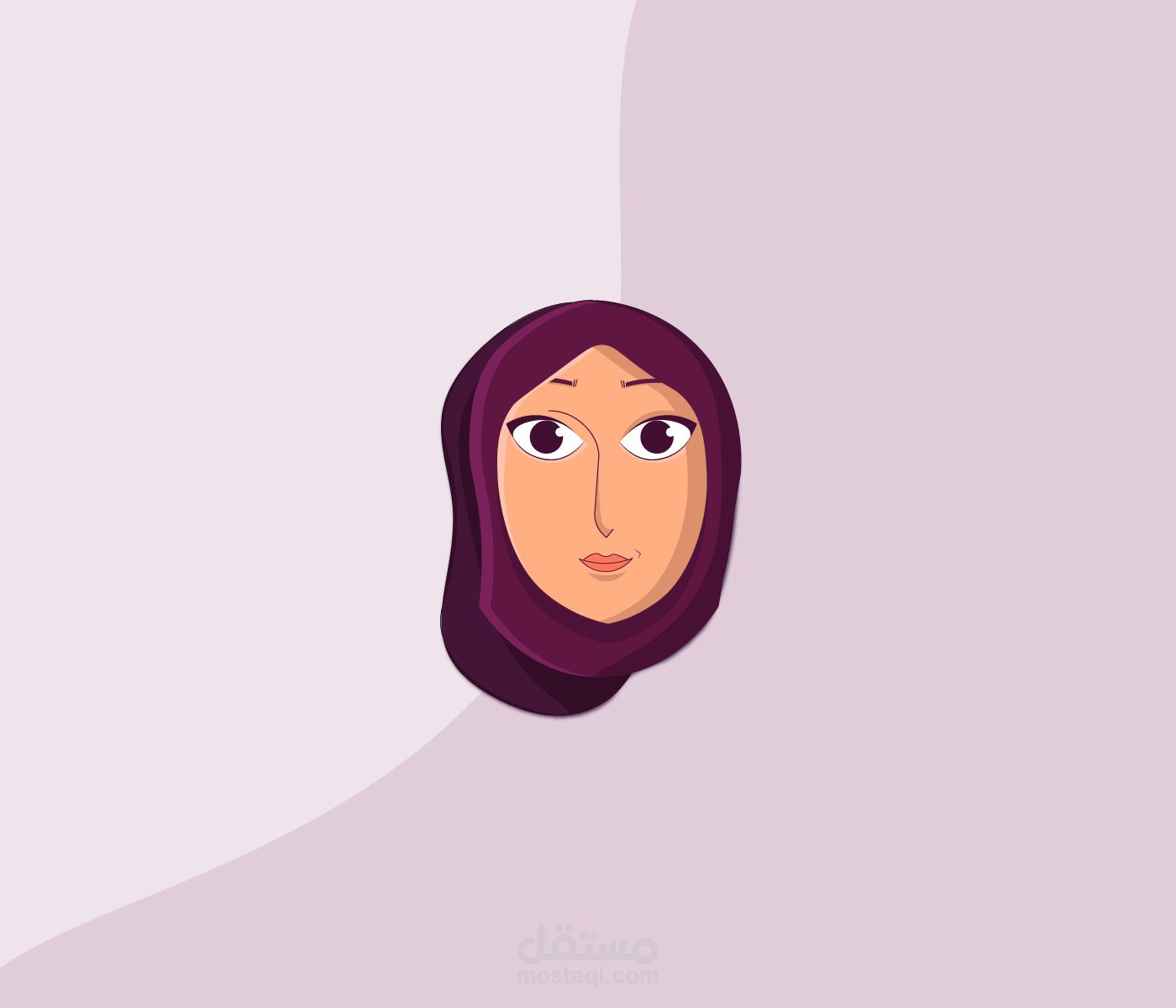 رسم شخصية سيدة