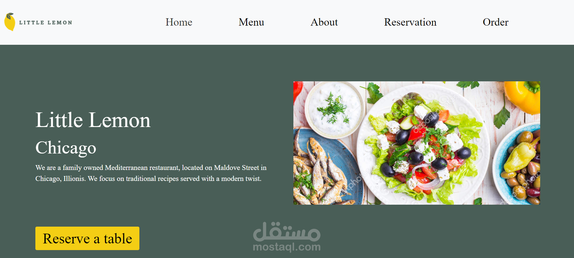 Restaurant Website