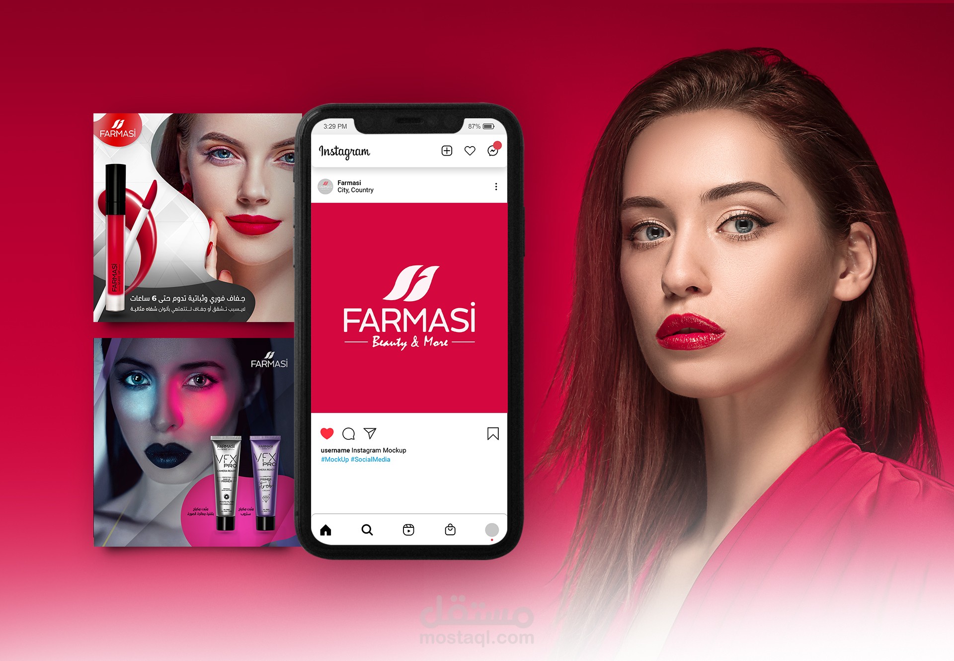 تصاميم سوشل ميديالشركة فارمسي التركية  SOCIAL MEDIA DESIGN