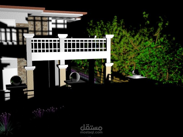 تصميم خارجي لفيلا