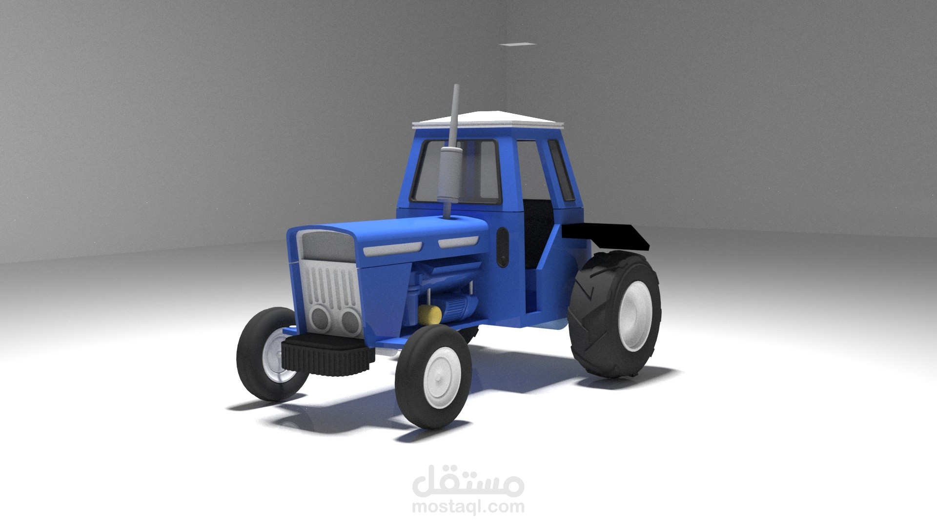 تصميم جرار ثلاثي الابعاد