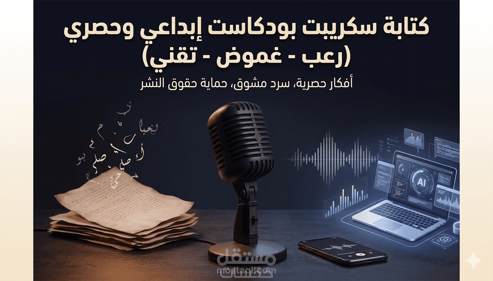 كاتب سكريبت متخصص - محتوى حصري وإبداعي مشوق.