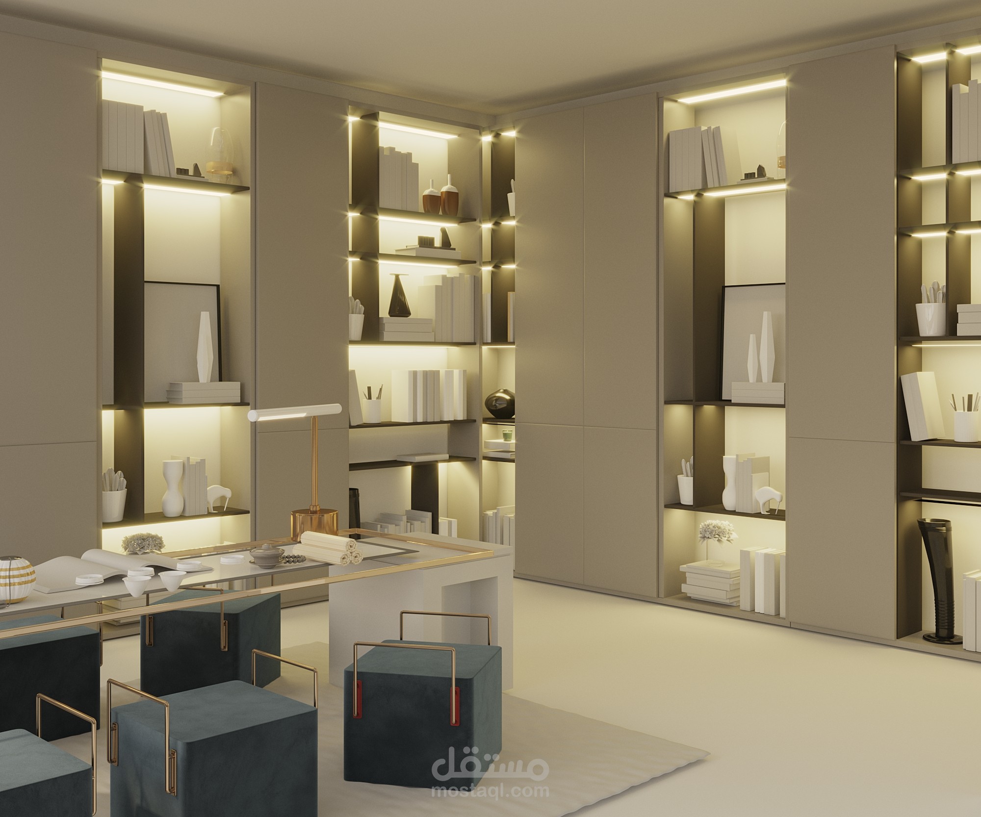 تصميم داخلي يدمج بين الجمال والوظيفة