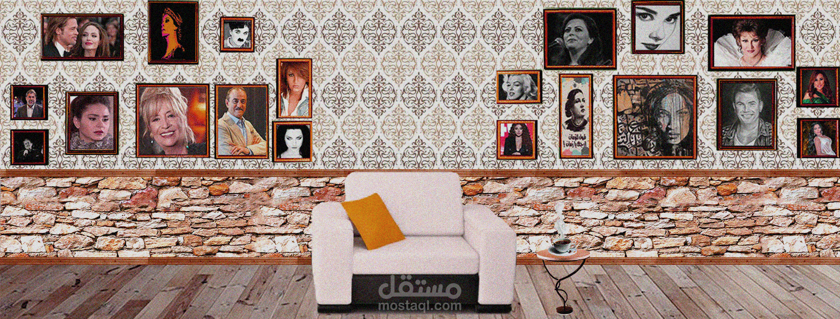 تصميم صورة غلاف لصفحة على الفيسبوك بإسم سهرة الشتاء