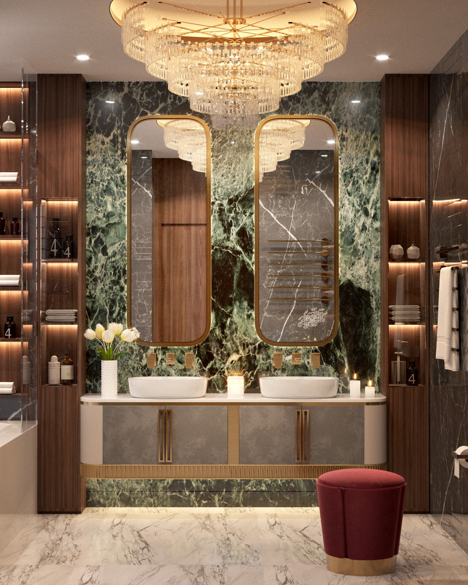 Luxury Restroom Design, UAE