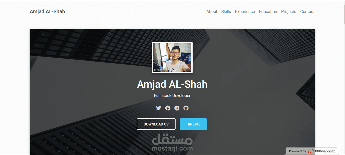 portfolio website