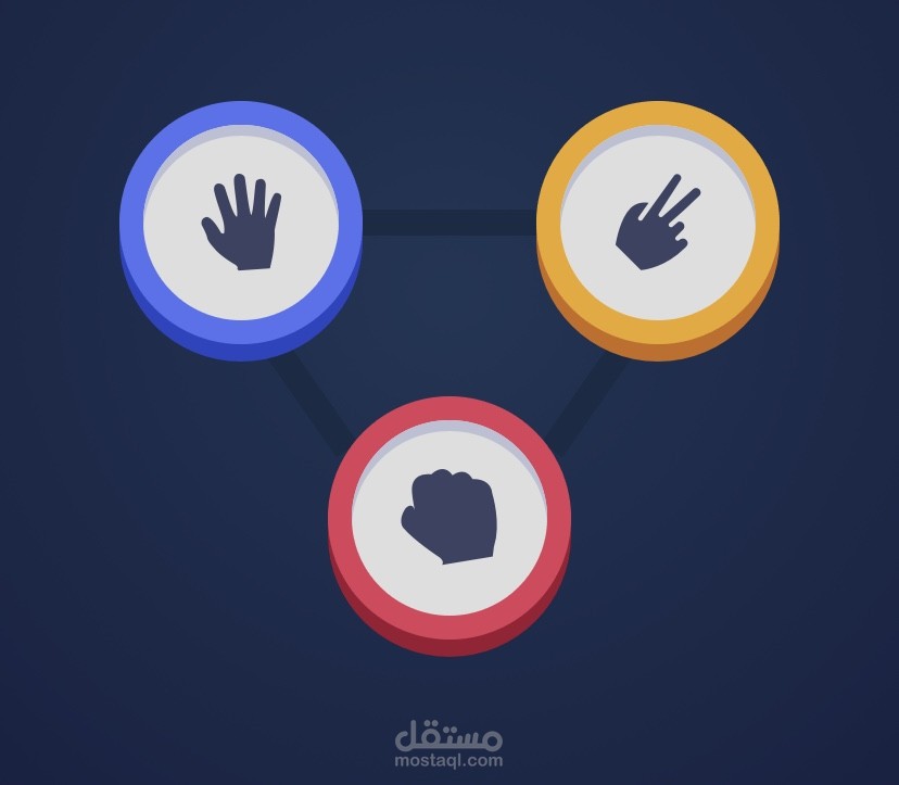 لعبة حجرة ورقة مقص