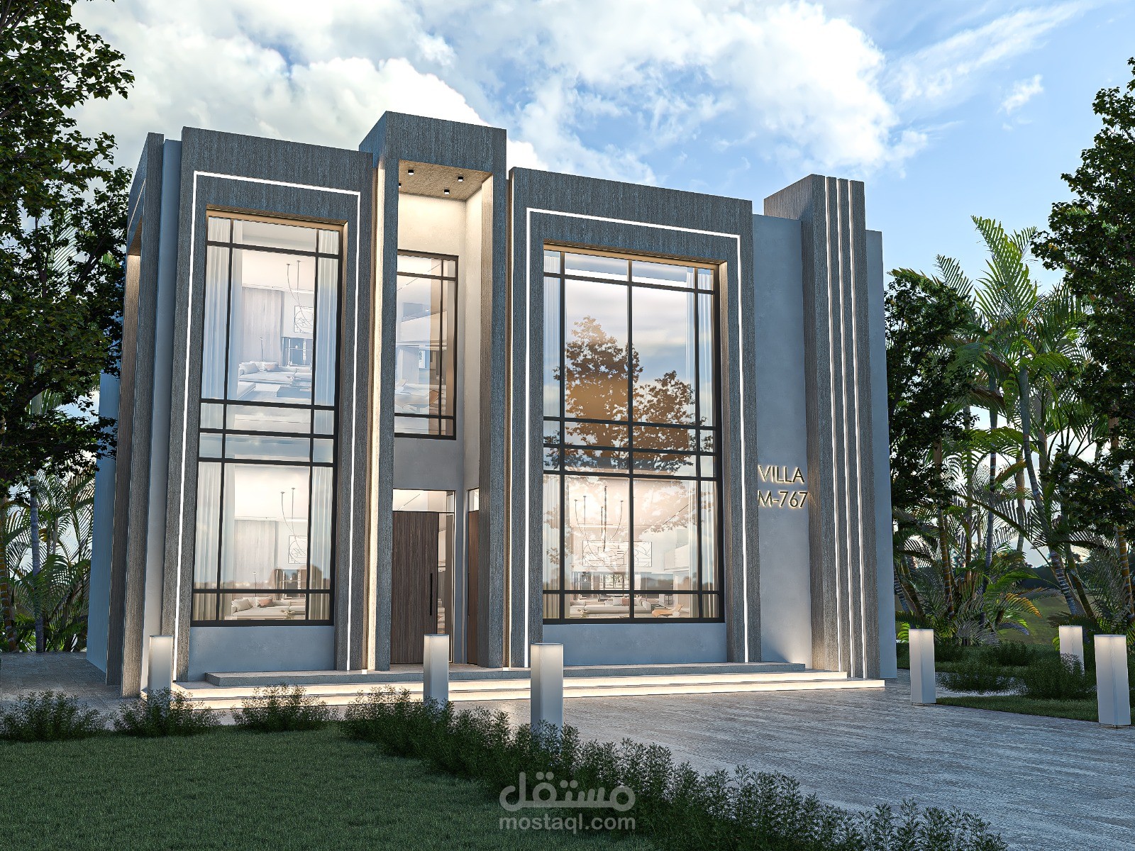 تصميم واجهة خارجية مودرن