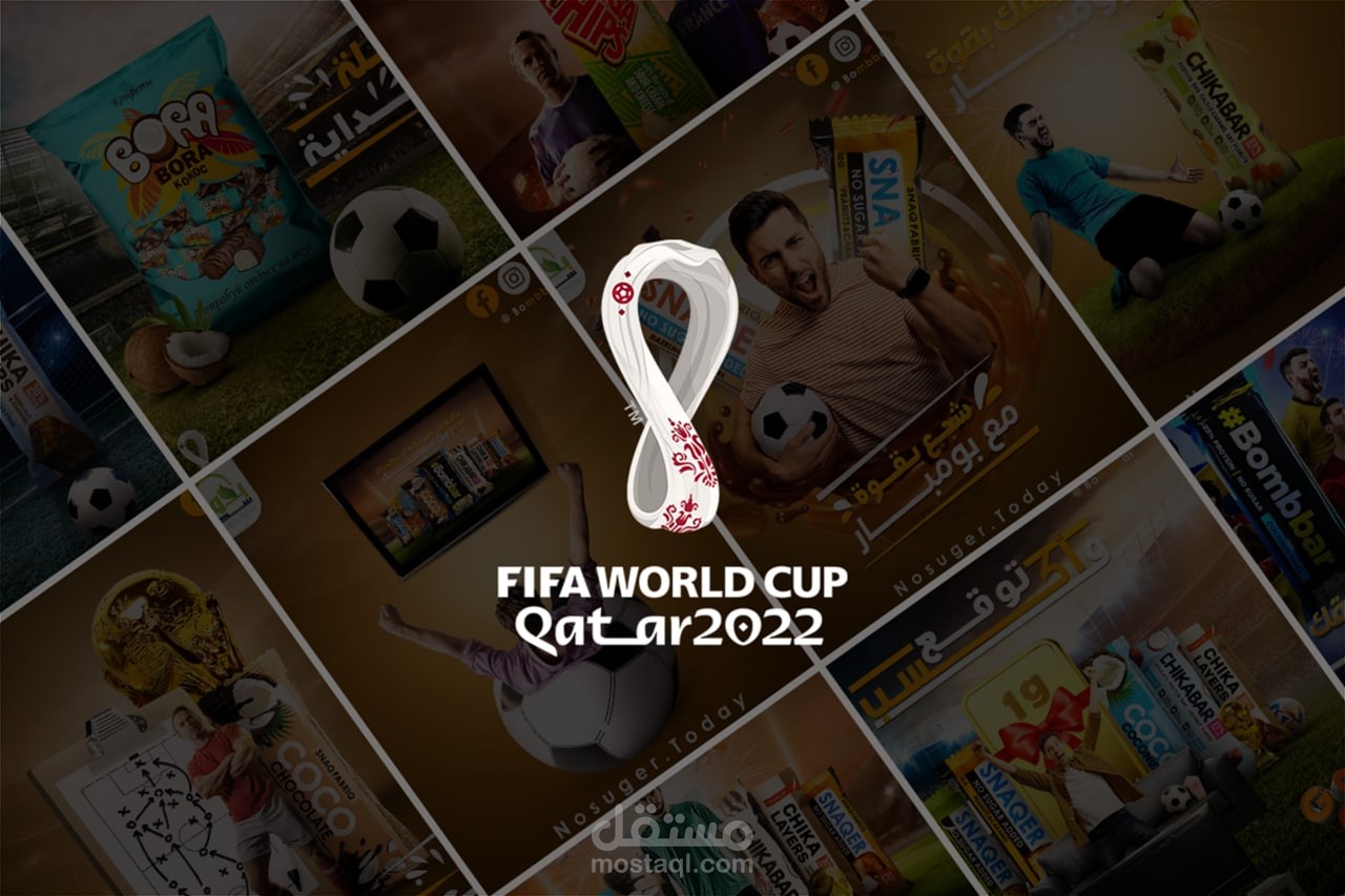 Collection of designs for the World Cup