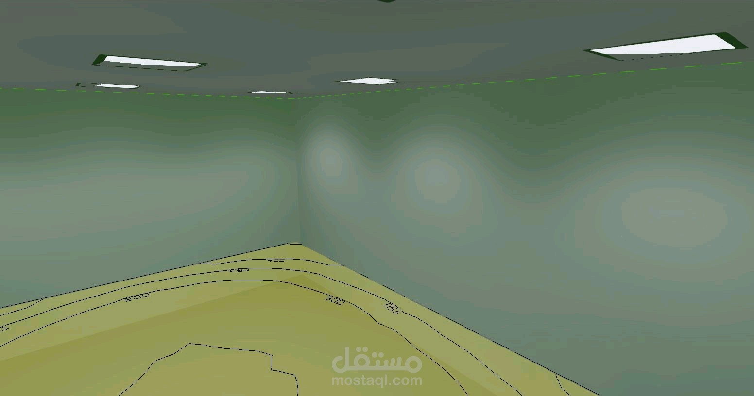 3D lighting View for room