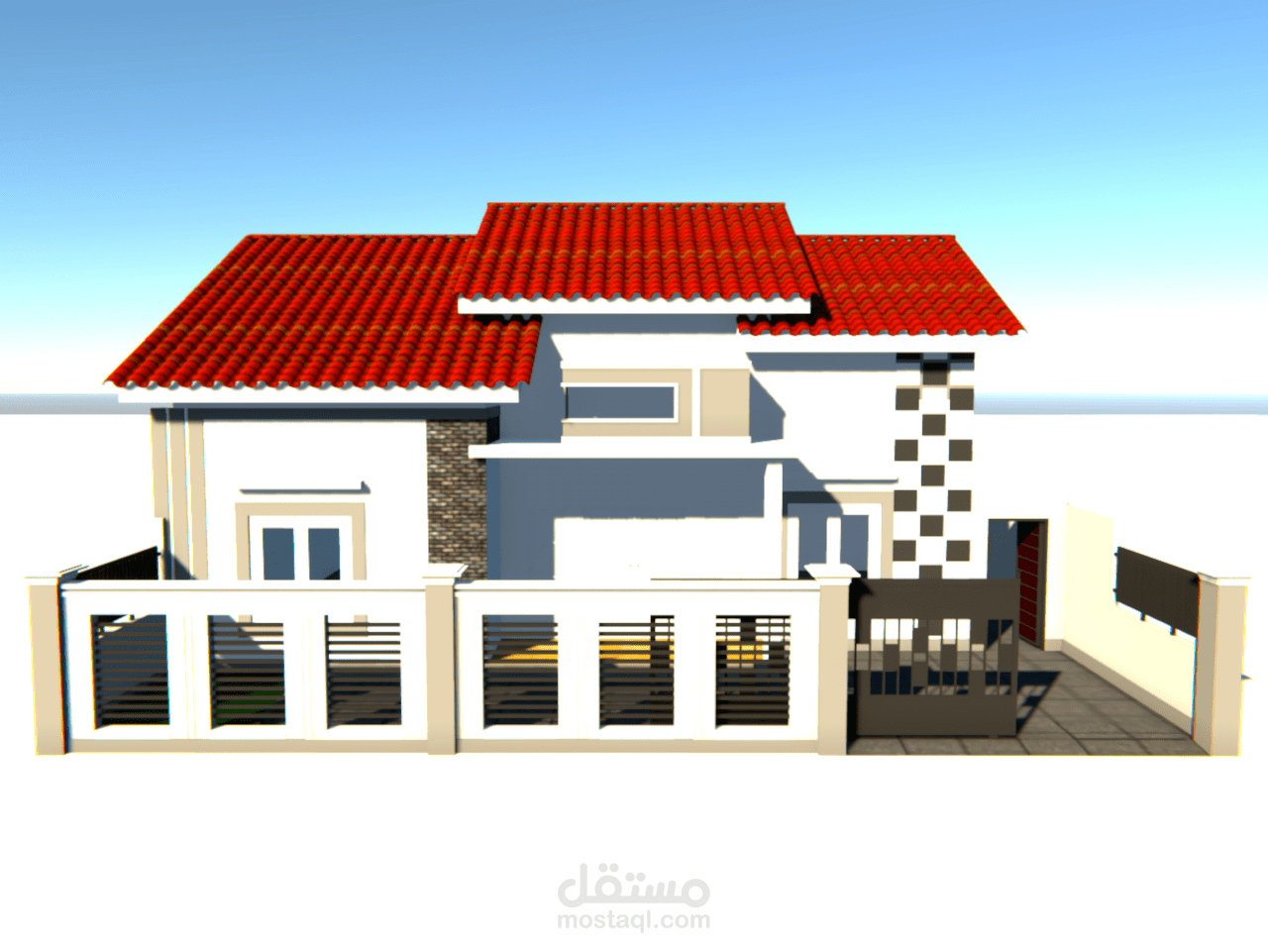 تصميم منزل 3D SketchUp