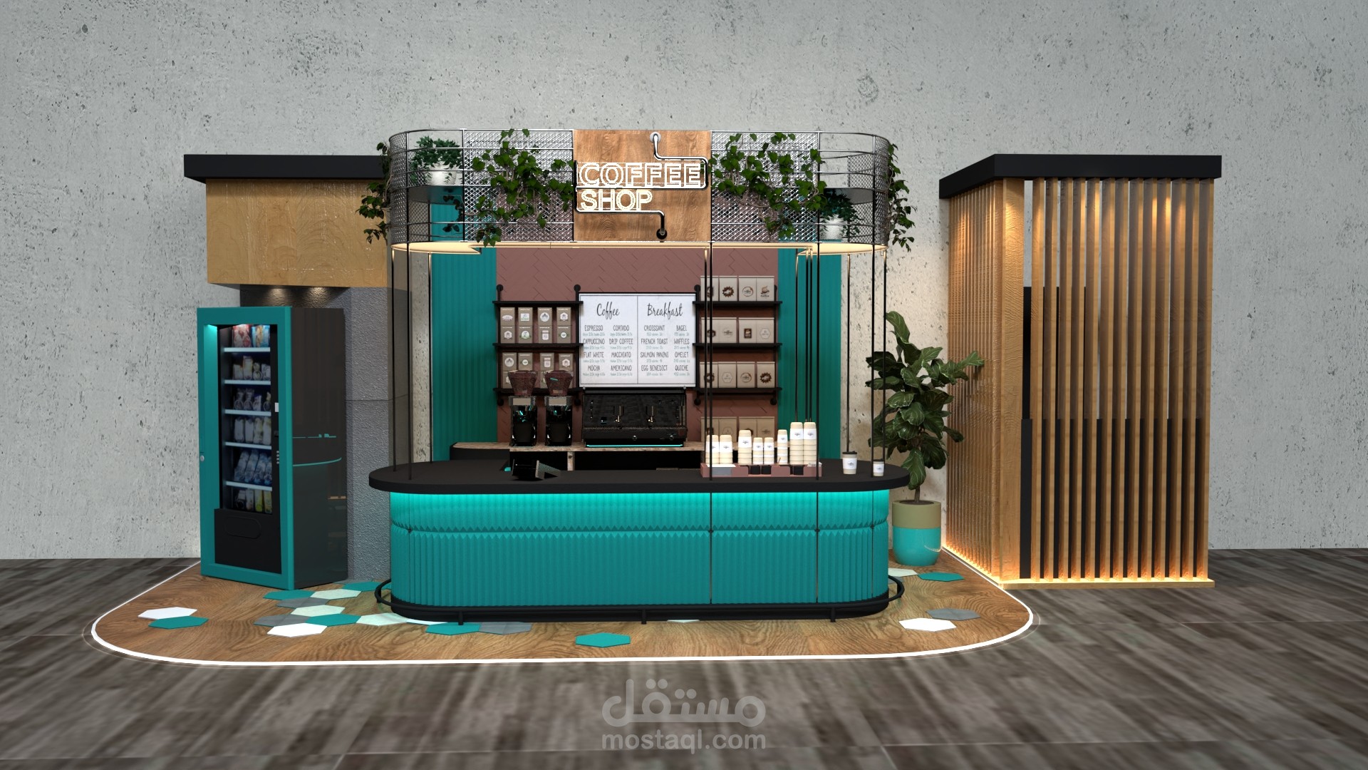 3D Coffee booth for SAKANI 2