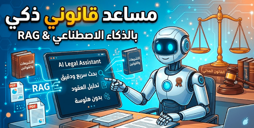 تطوير مساعد قانوني ذكي (AI Legal Assistant) يعتمد على النماذج اللغوية (LLM) وتقنية RAG
