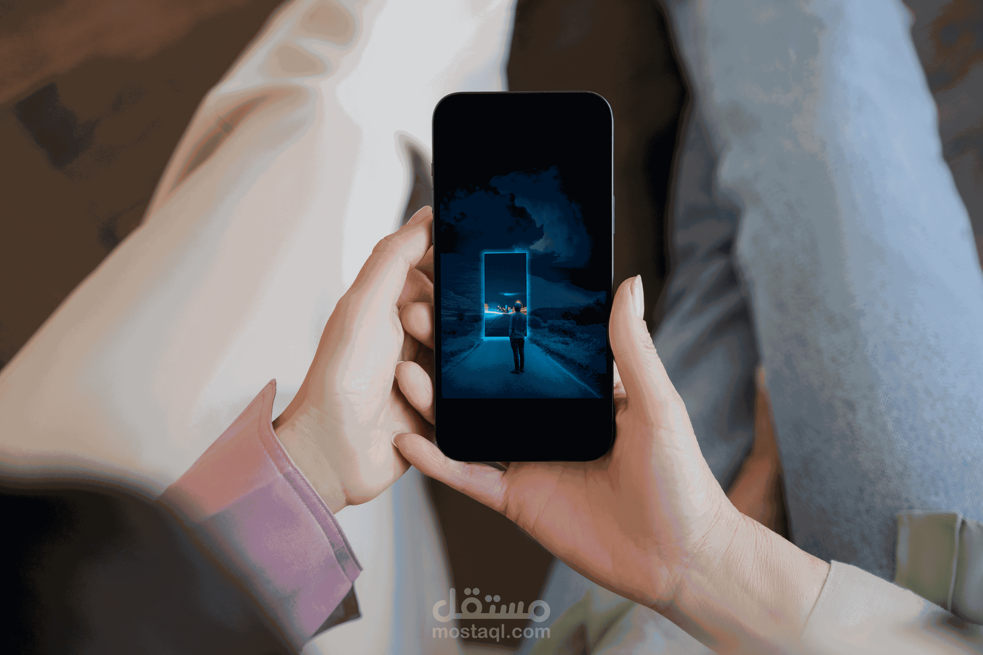 دمج صور باستخدام الفوتوشوب