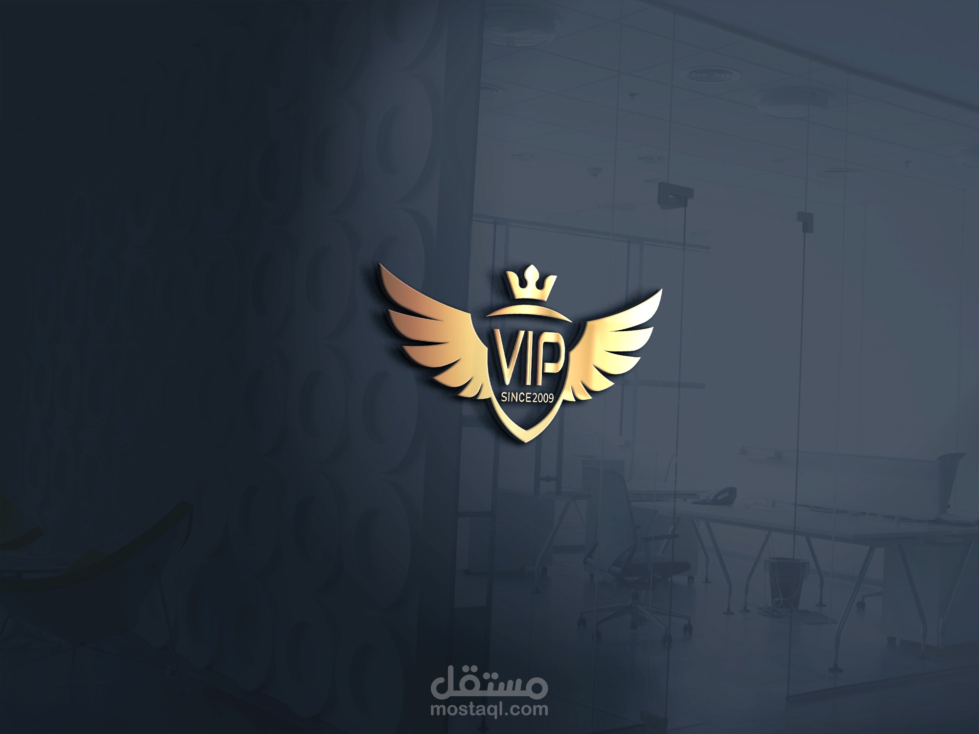 تصميم شعار خاص بمقهى وهوية خاص بمقهى VIP -دبي