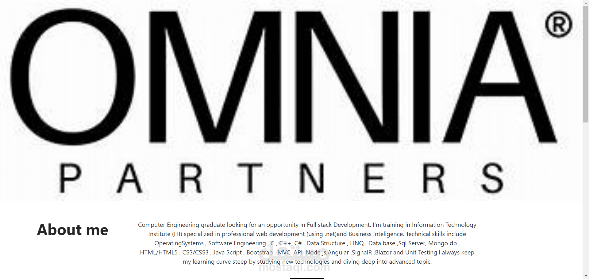 عمل صفحة هبوط باستخدامReact Native