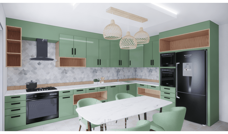 تصميم المطابخ بطراز عصري و على حسب ذوقك في وقت سريع