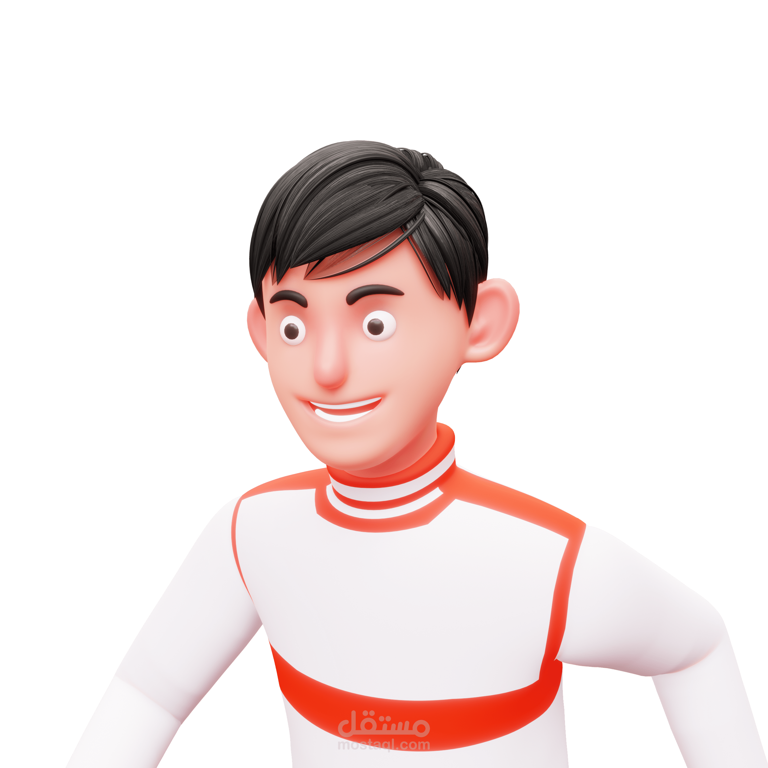 تصميم شخصية كرتونية 3D