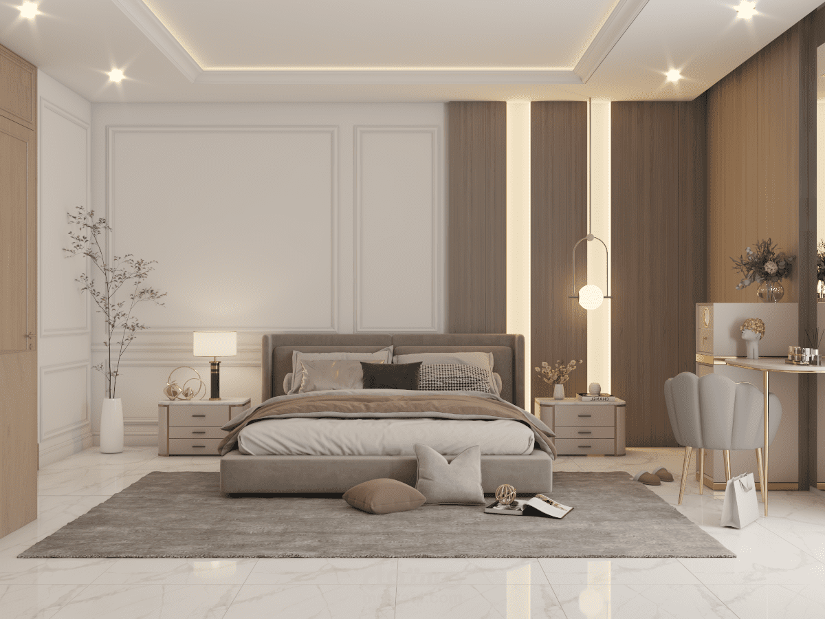 من أعمالي/غرفة نوم بنمط نيوكلاسك/