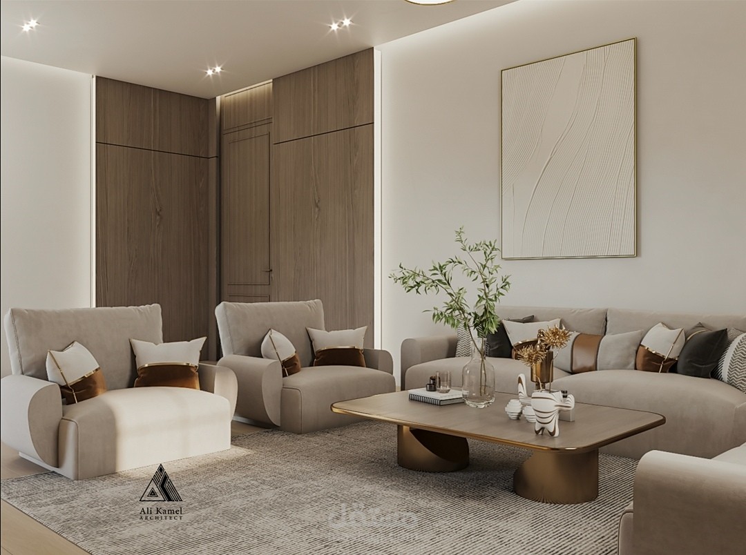 تصميم داخلي/ لصاله معيشة/