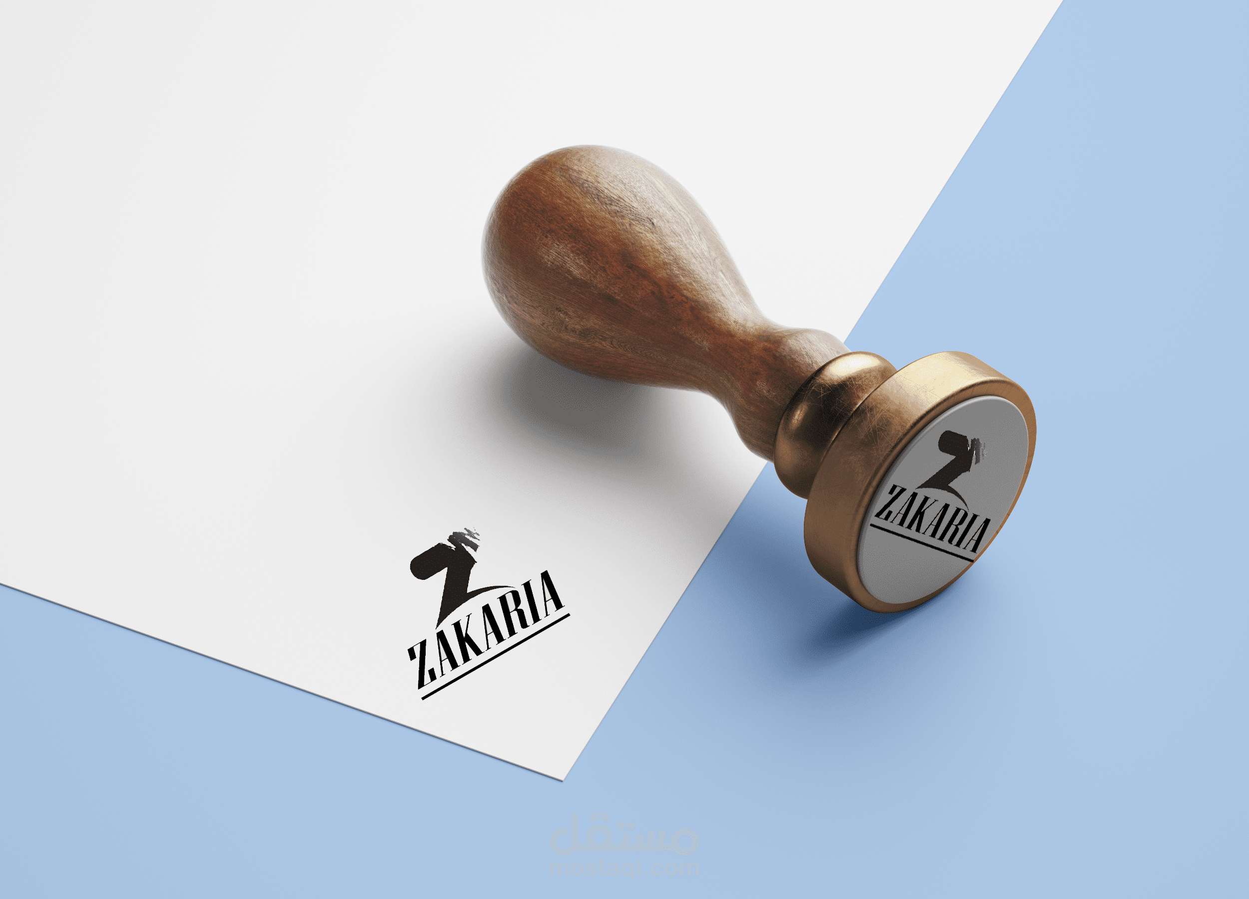 شعار(لوقو) شخصي لمهندس زكريا