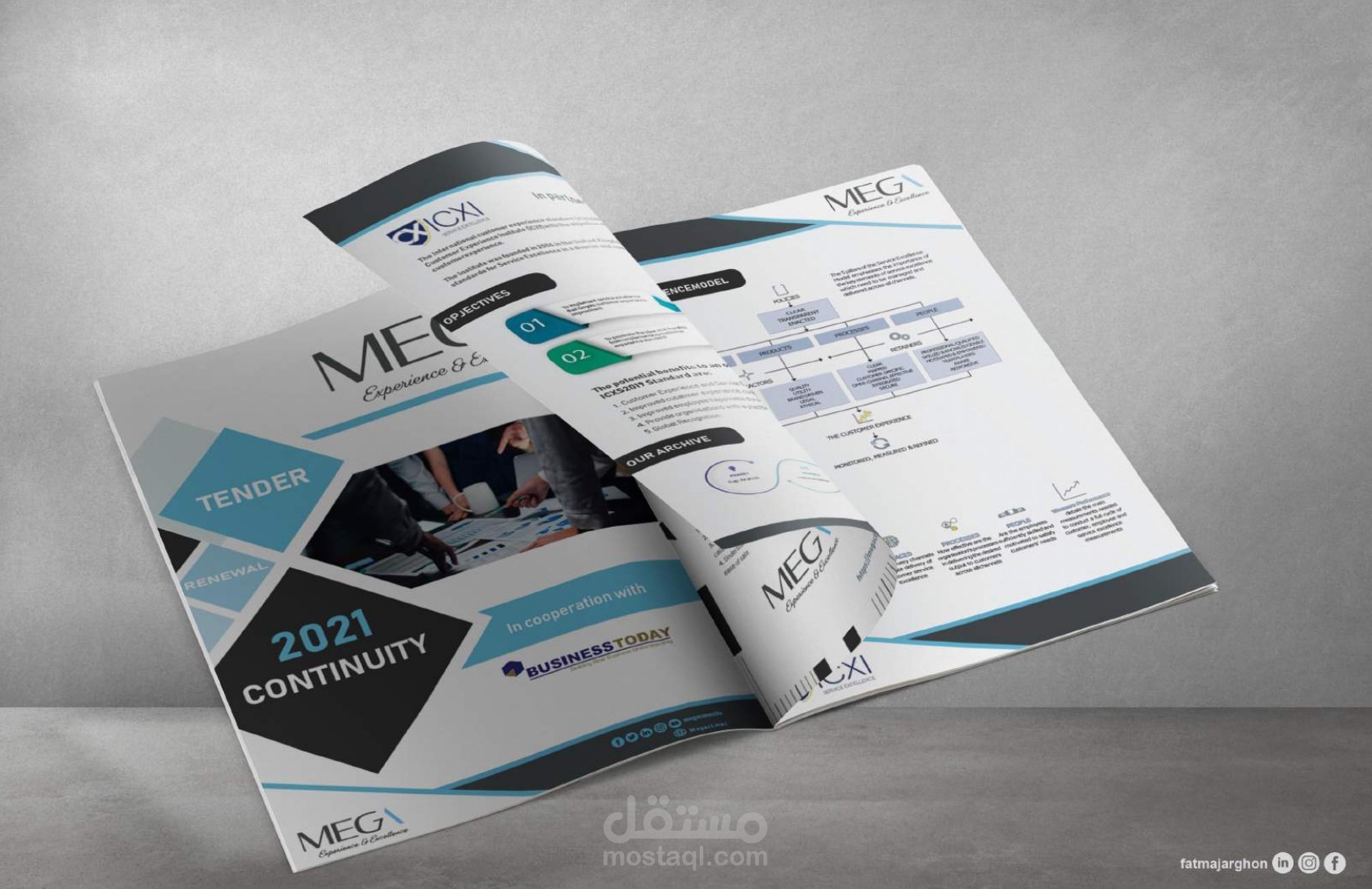 بروفايل (ملف تعريفي) كامل لشركة امباور للاستشارات