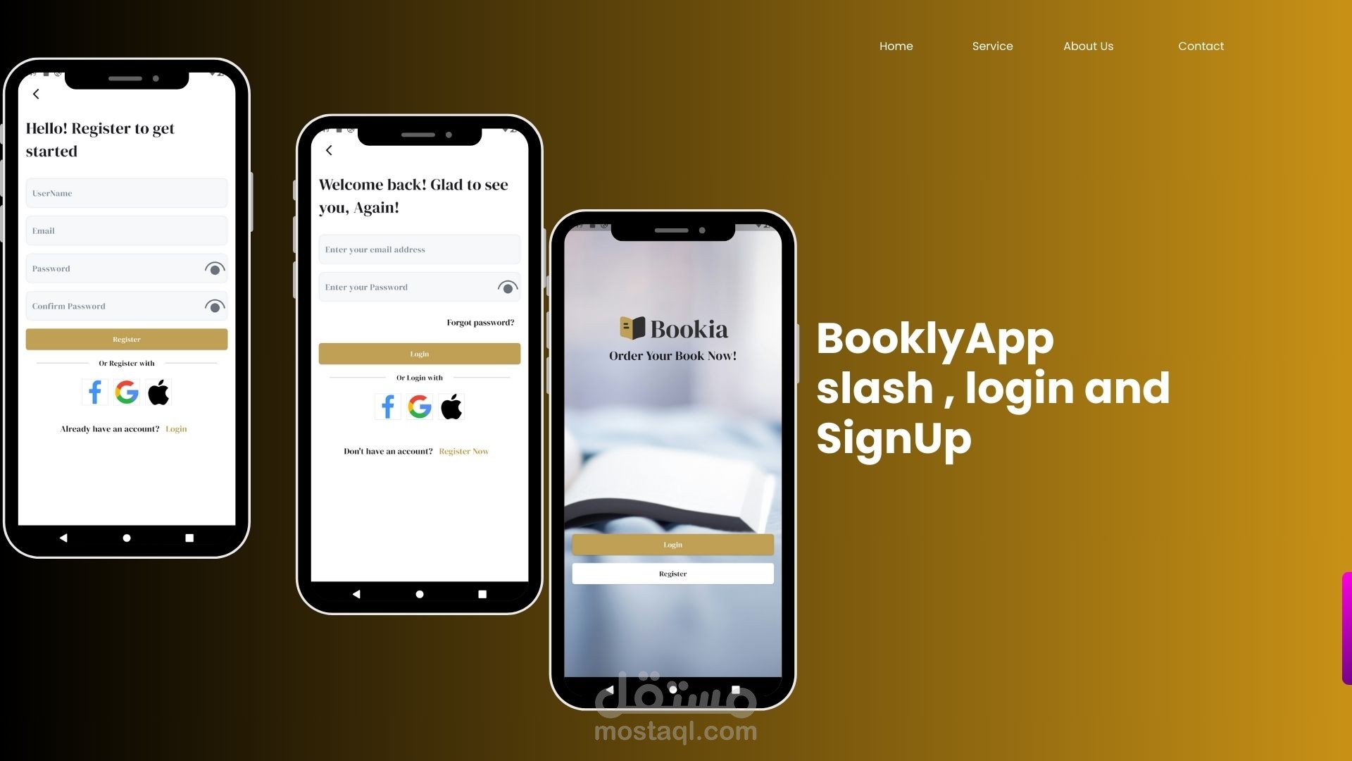 تطوير تطبيق متجر إلكتروني لبيع الكتب باستخدام Flutter