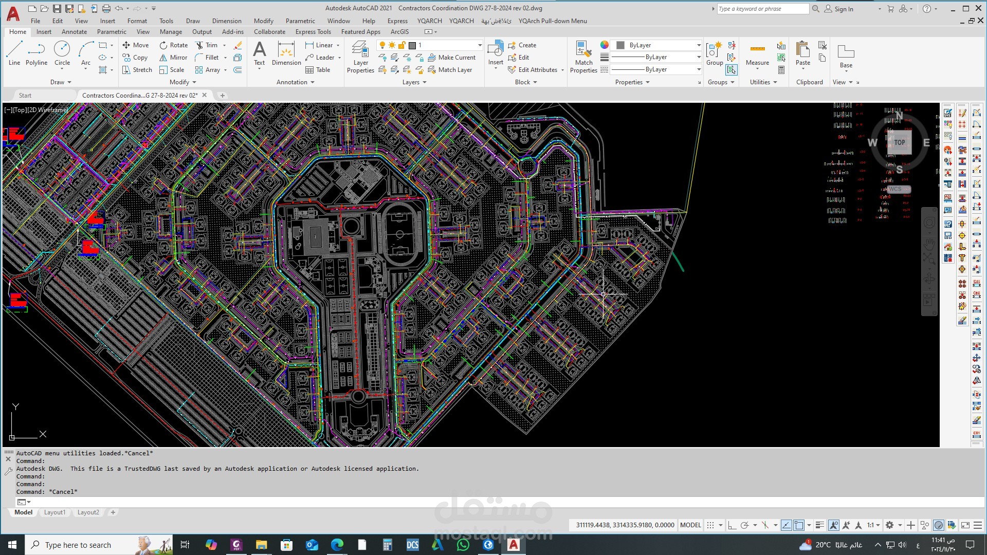 تحويل ملفات CAD إلىArcGIS وإنشاء قاعدة بيانات كاملة لمشروع انشاء شبكة كهرباء لمشروع كامل