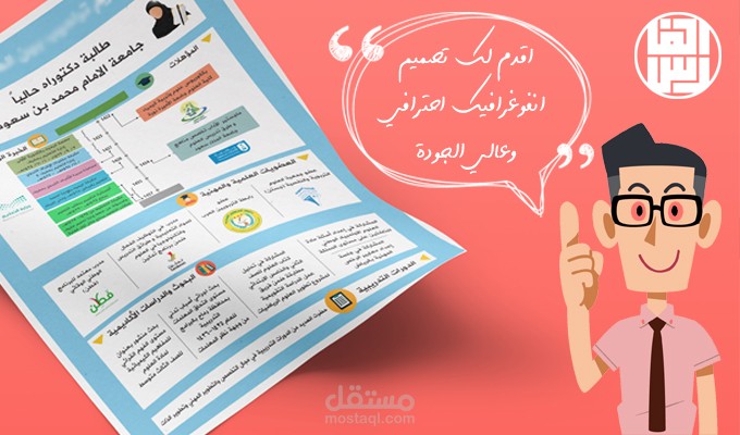 انفوغرافيك منوع من اعمالنا