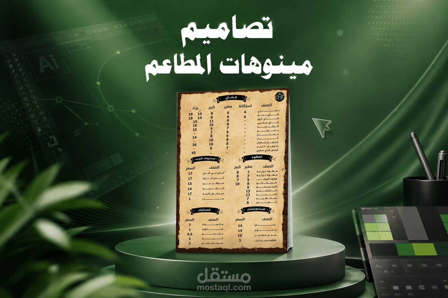 مينوهات المطاعم(اضغط للمشاهدة)