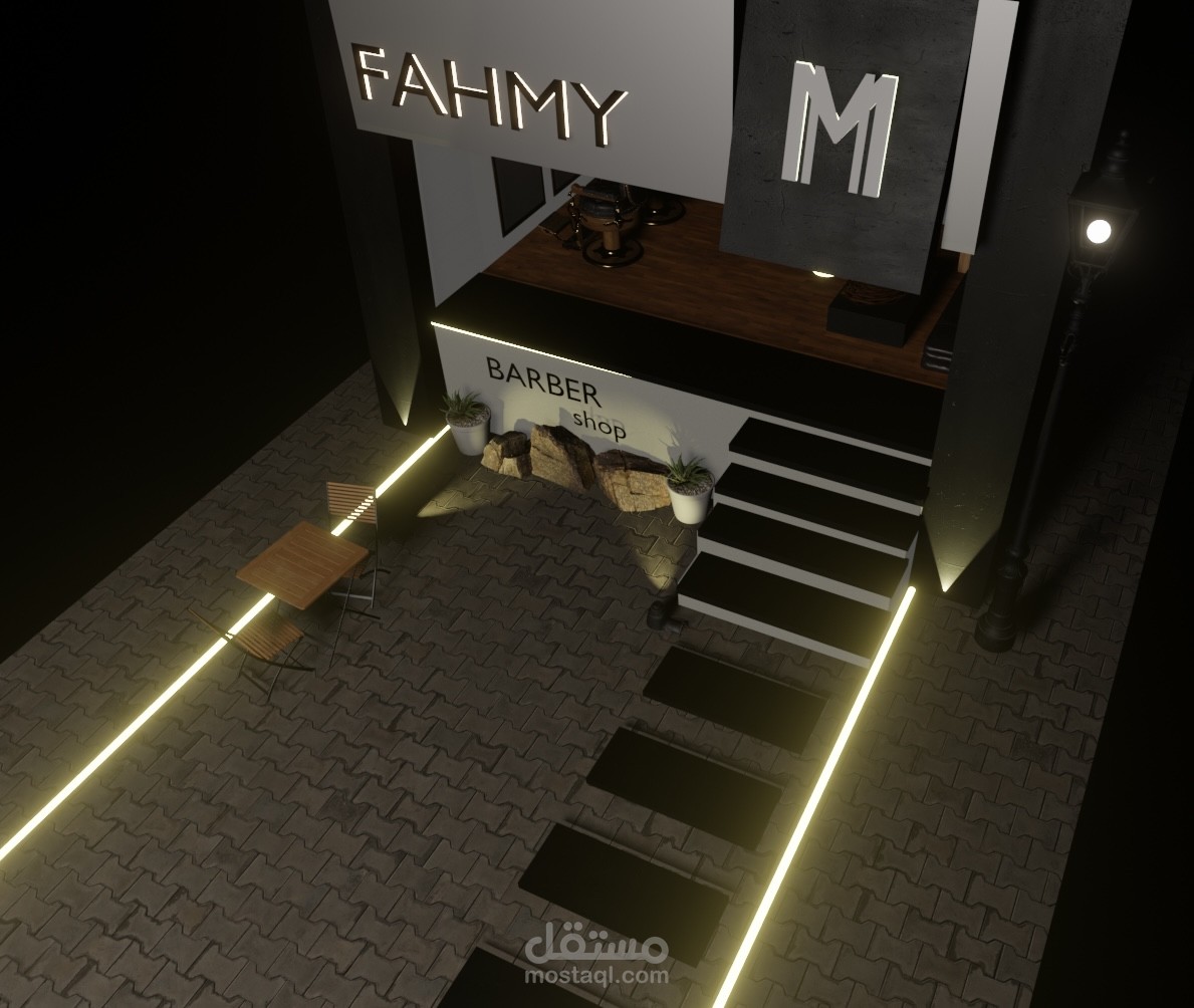 تصميم واجهات و ديكور 3D