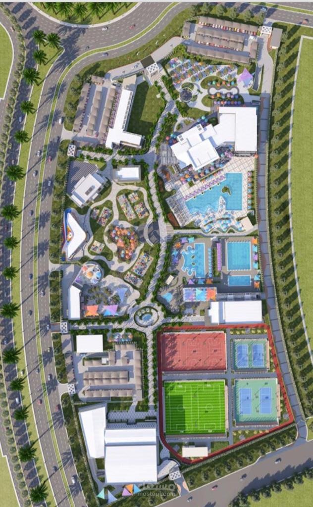 المشاركة بتصميم نادي اجتماعي  رياضي بالعاصمة الادارية