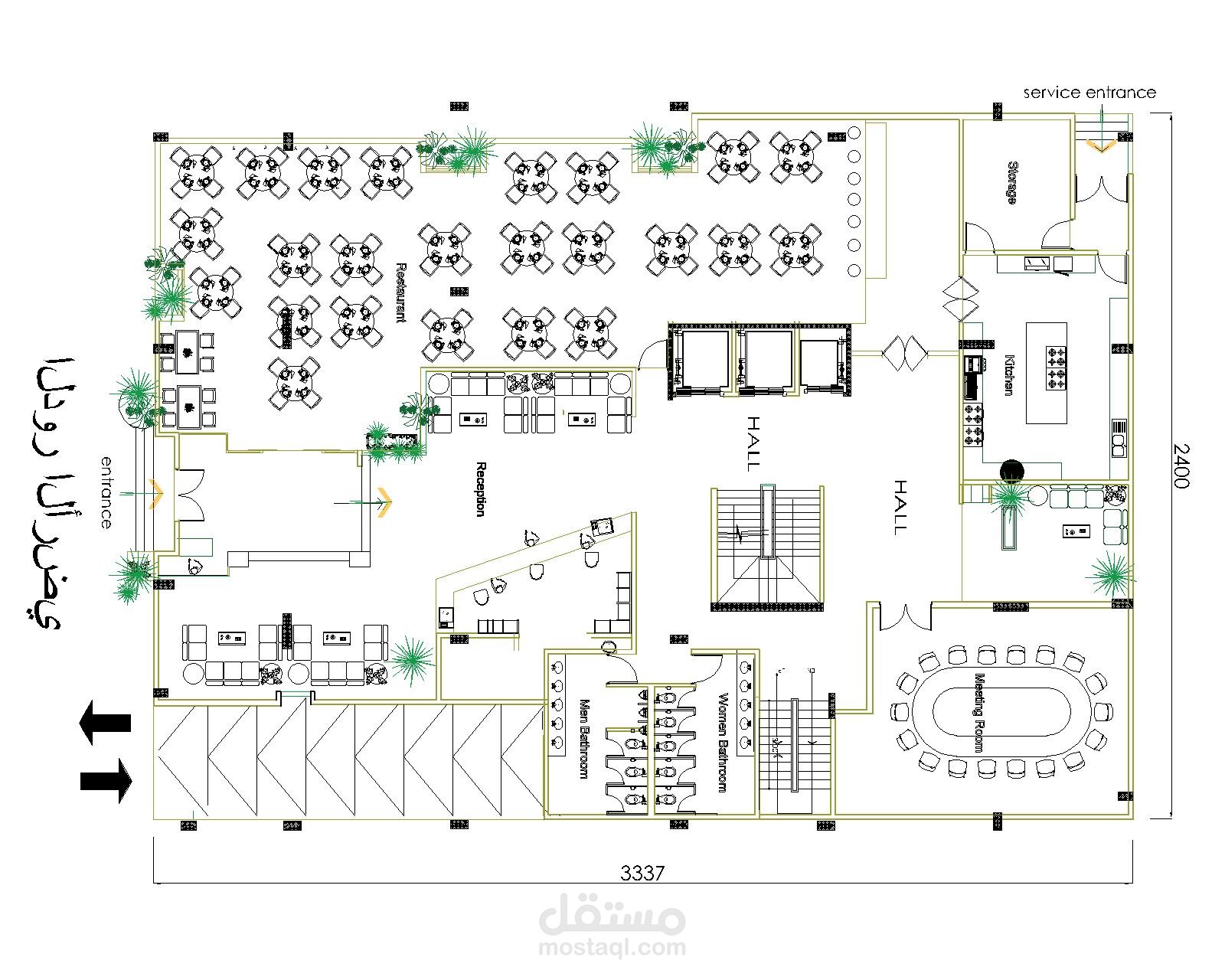 تصميم فندق 4 نجوم بالقاهرة