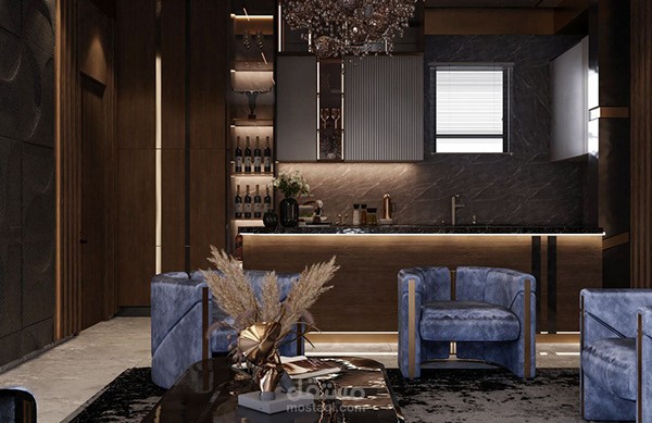 Luxury Modern men majles design