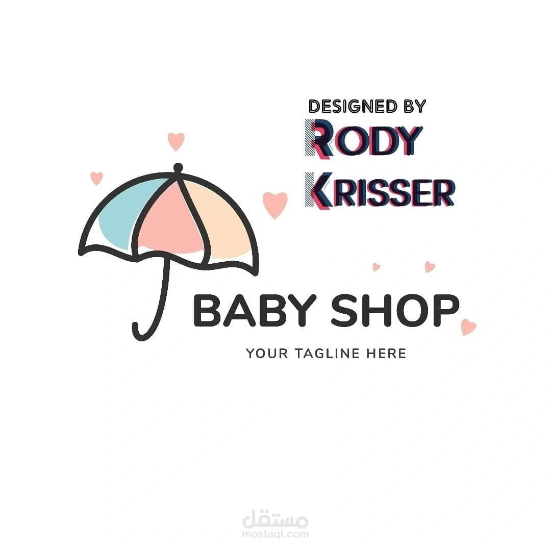 لوغو محل اطفال .